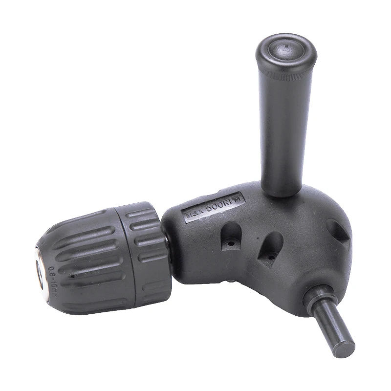 

freebie 90 Degree Adjustable Angle 0.8-10mm keyless Chuck Adapter Power Conversion Screwdriver Drill Driver Extension Tool