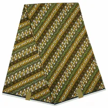 Настоящий воск хлопок батик напечатанный Анкара гарантированное мягкое качество африканские мужские принты дизайн V657