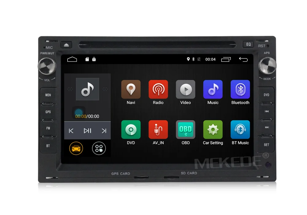 Cheap MEKEDE Quad Core 2G RAM Android 7.1 Car DVD GPS radio stereo For Glof Bora Passat Mk5 Golf Mk4 Polo Seat with WIFI 4G Sim lte 5