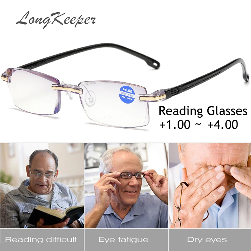 Мужские очки для чтения Oculos Gafas увеличительные защитные с большим зрением