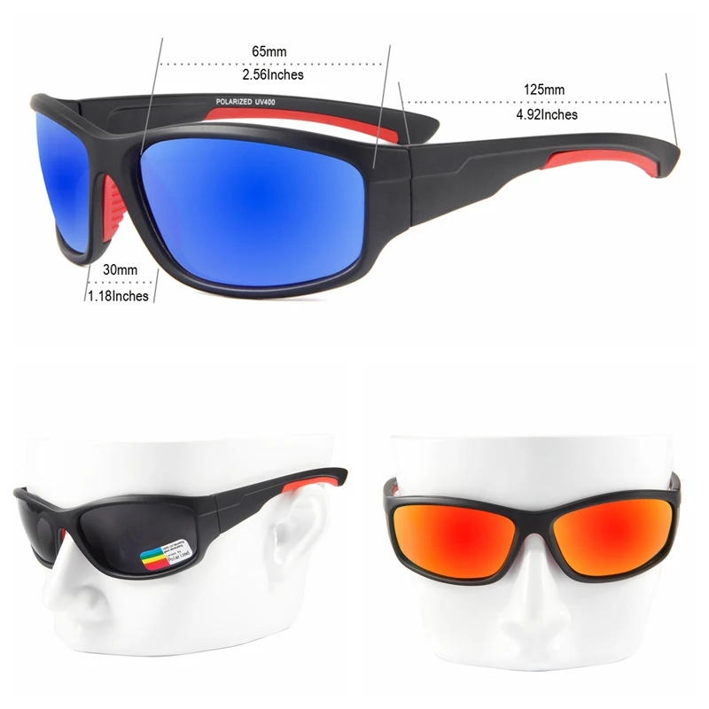 Queshark Polarized Fishing Sunglasses Men Women Climbing Camping Hiking Eyewear Fisherman Glasses UV400 Protection polarized sunglasses fishing sunglasses