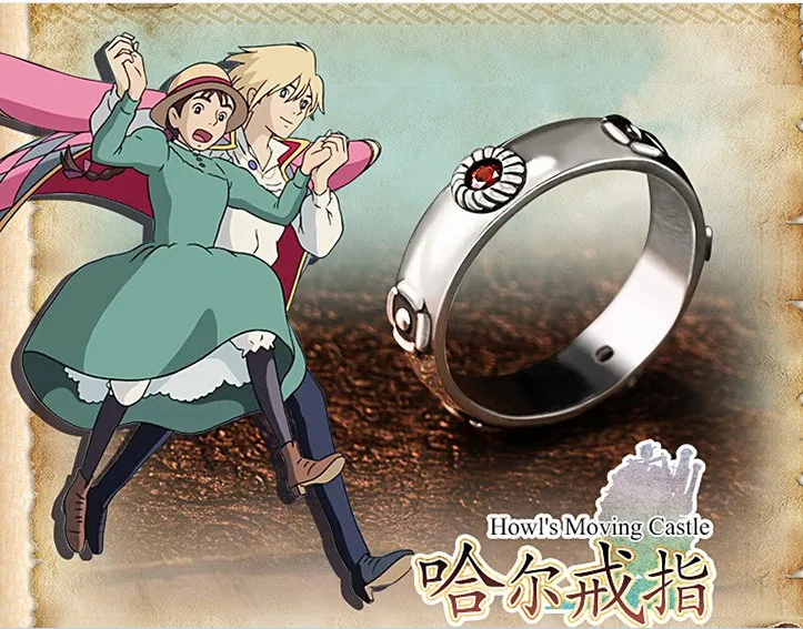 

Cosplay Howl's Moving Castle Hauru ring 925 Sterling Silver US7