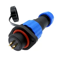 Waterproof connector SP16 IP68 cable connector plug & socket Male and Female 2 3 4 5 6 7 8 9 Pin - Image 4