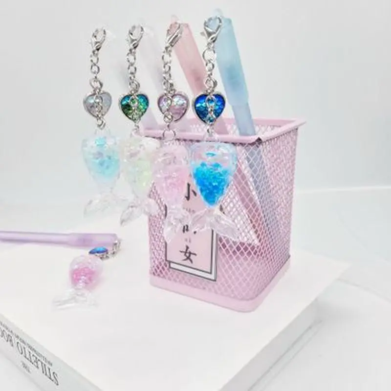 

1pcs Mermaid Gel Pen 0.5mm cartoon Cute Pens Novelty Stationery Gel Pen Kawaii Student Signature Pens Kawaii School Supplies