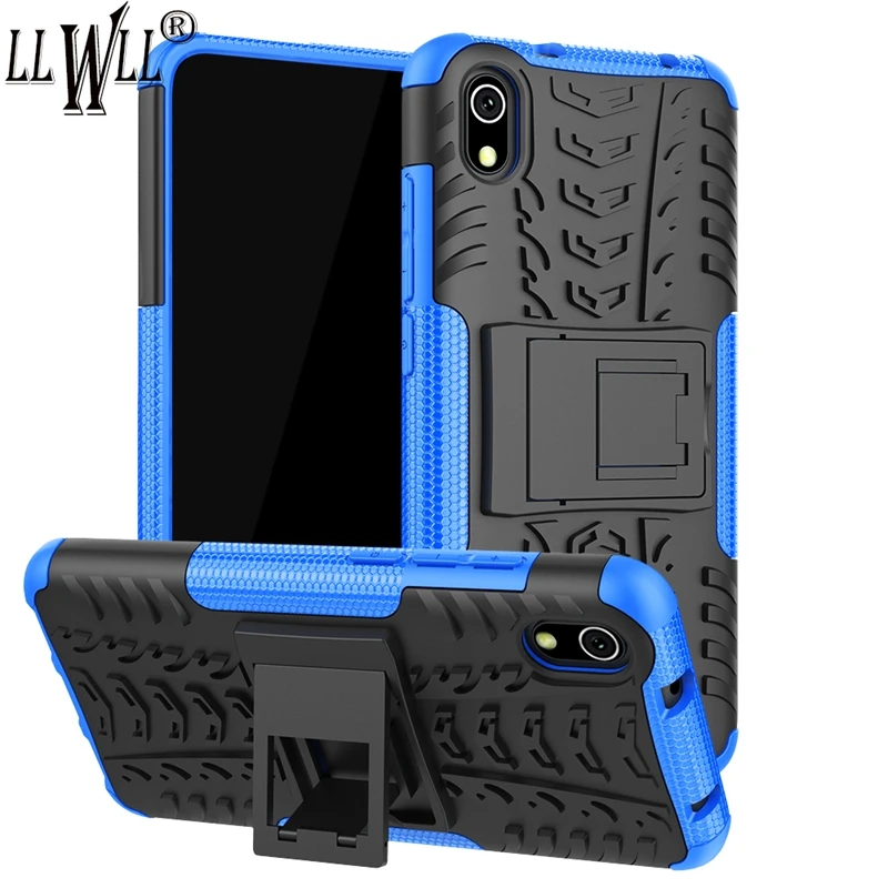 

Armor Rugged Hybrid Stand Redmi 7A Case For Xiaomi Redmi 7A Case Rubber Silicone Bumper Phone Cover For Xiomi Xiaomi 7A Case