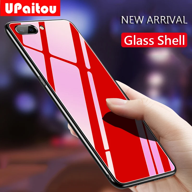 Чехол UPaitou из закаленного стекла для OPPO F11 Pro A9 A9X A7 AX7 A5S AX5 A3 S A1 чехол мягкого с