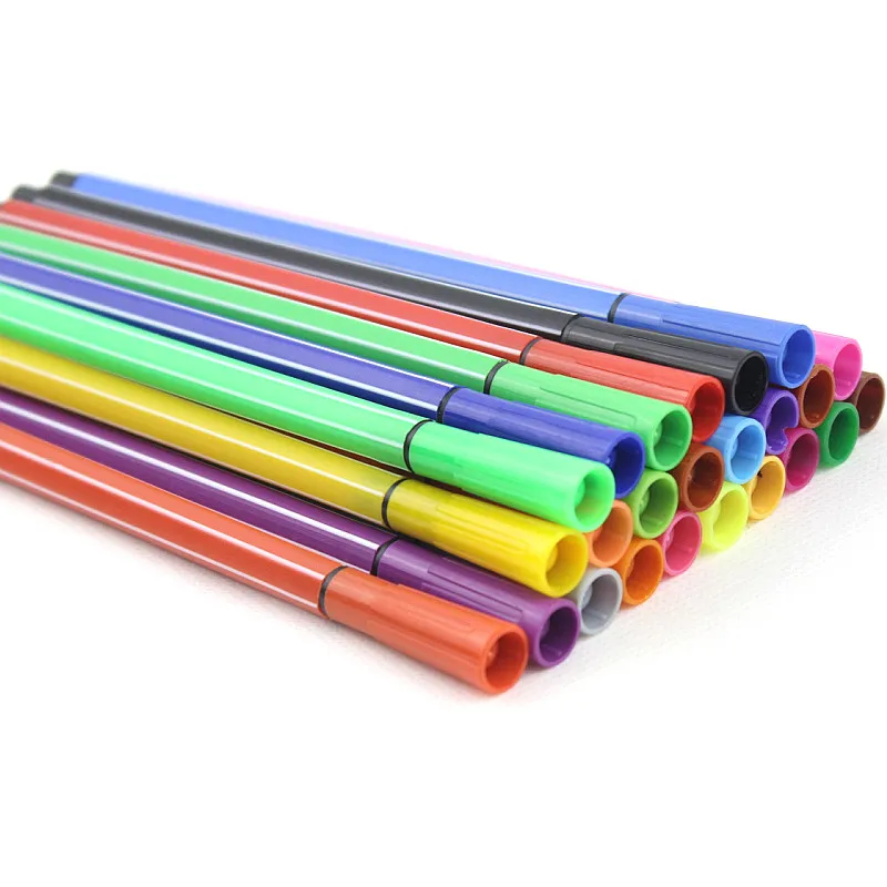 

12/24 Colors/Cartoon Box Water Color Pen Set Minions Brush Marker Highlighter for Kids Stationery Art Markers Supplies School