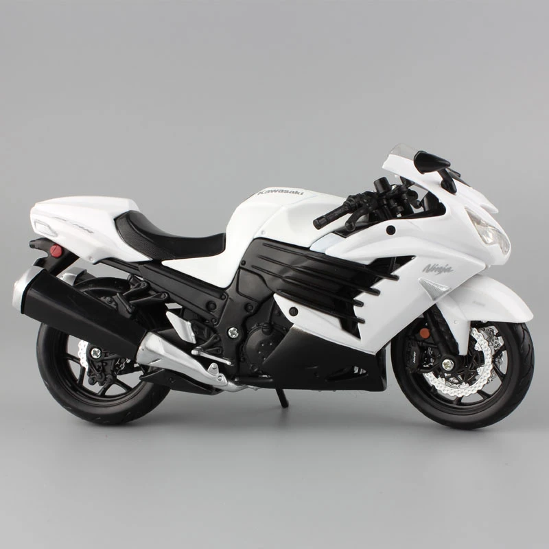 1:12スケールmaistoミニチュアカワサキニンジャZX-14 14R ZZR1400金属ダイキャストモデルスポーツバイク自転車オートバイのおもちゃ子供のため