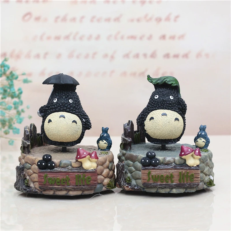 Креативная симпатичная музыкальная шкатулка Totoro Clockwork с орнаментом Мой сосед