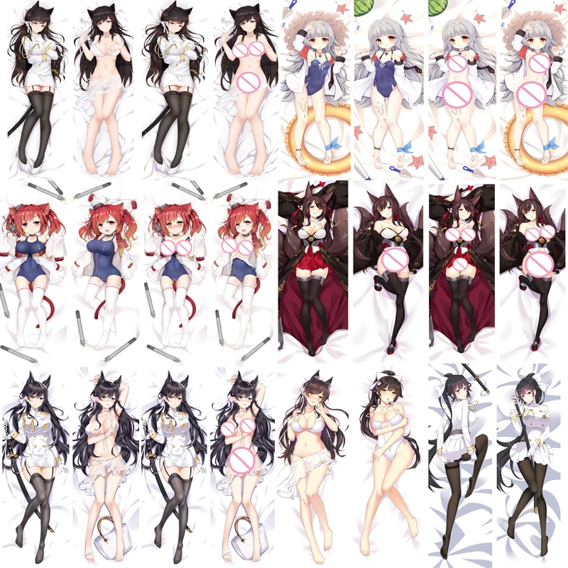 

Japanese Anime Games Azur Lane sexy girl characters Atago otaku Dakimakura throw pillow cover case hugging Body pillowcase