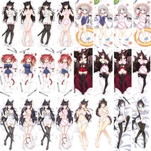 יפני אנימה משחקי Azur ליין סקסי ילדה דמויות Atago אוטאקו Dakimakura לזרוק כרית כיסוי מקרה חיבוק גוף ציפית(China)