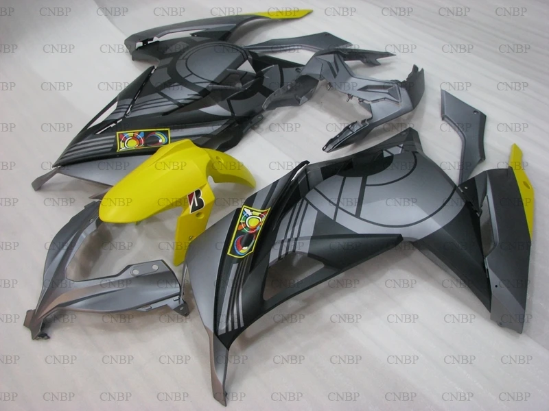 EX300 14 15 кузов EX 300 Ninja 2013 - 2015 матовые черные Серебряные серые Пластиковые