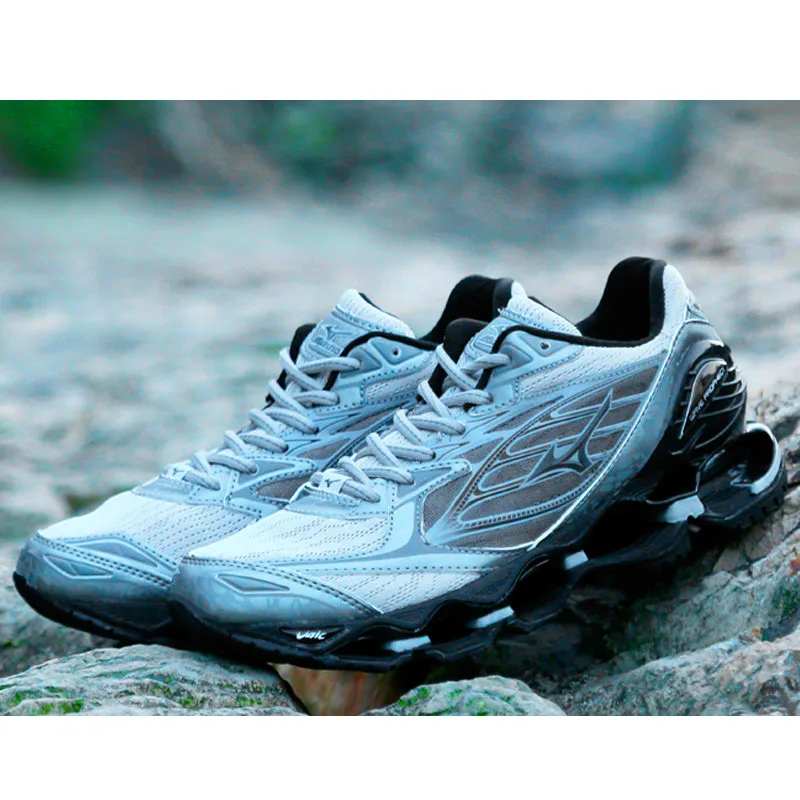 

Mizuno Wave Prophecy 6 Professional Men Shoes Sport Sneakers Tenis Mizuno Fencing Shoes Weightlifting Shoes Size 40-45 Gray