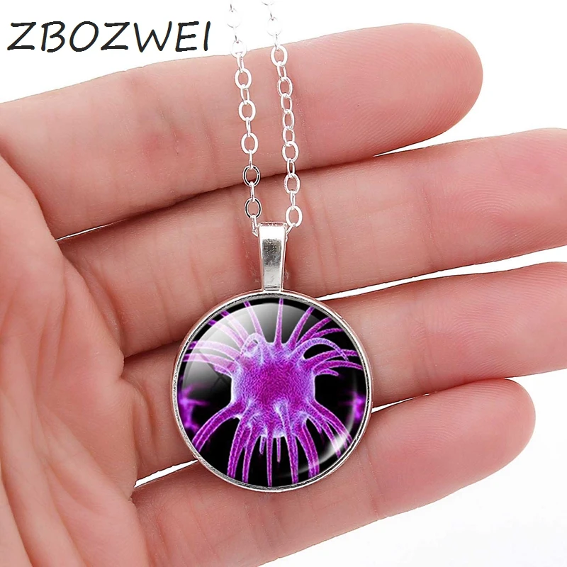 Ожерелья и подвески ZBOZWEI с биологическими ячейками винтажная цепочка