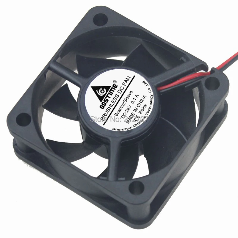 2 шт. Gdstime DC 24 в 50 мм 5c 5020 50x50x20 2Pin компьютерный ПК кулер охлаждающий вентилятор для