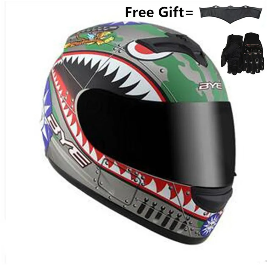 Подлинный высококачественный Полнолицевой мотоциклетный шлем, мужские гоночные мотошлемы, шлем с шейным платком