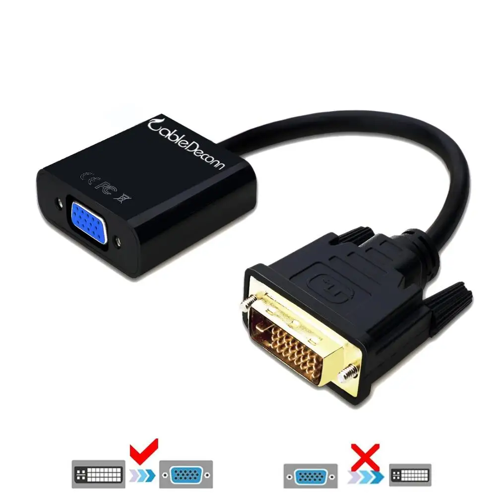 DVI-D DVI 24 + 1 К VGA Full HD 1080P HDTV соединительный кабель с Micro USB Мощность для PC монитор