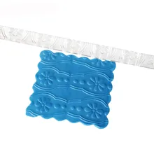 Тиснением акриловая Скалка Fondant(сахарная) для сладких изделий украшения для выпечки, торта инструмент печенья торта лапши тесто резьба с цветочным узором