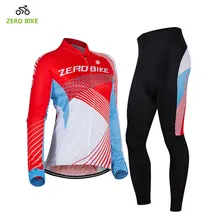 Women’s Cycling Jersey Long Sleeve Outdoor Sport Cycling Clothing Ropa Ciclismo 4D Gel Paded Pants Bicycle MTB Bike Sportswear