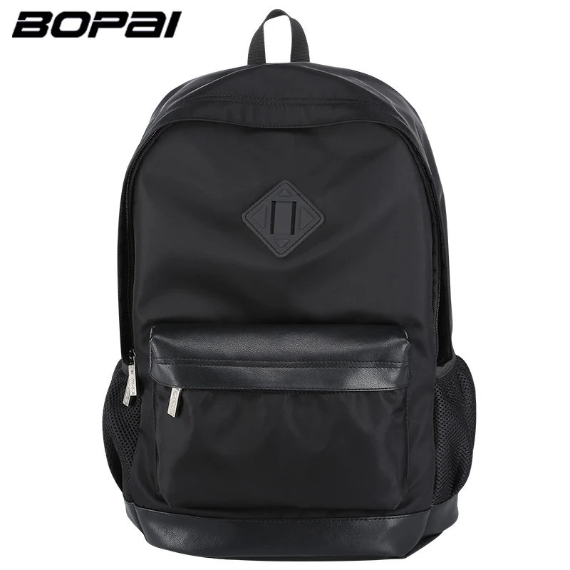 BOPAI Men Backpack Business Mens Travel Backpack Lighweight Black Cool Backpacks Cheap Small ...