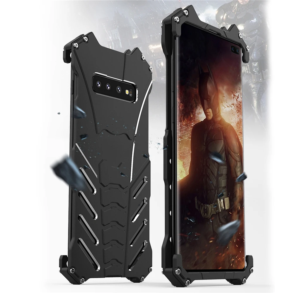 

For Samsung Galaxy S10 Lite S10 Plus Case Batman Metal Protective Stand Case for Galaxy S10 Hard Shell Cases Cover Shockproof