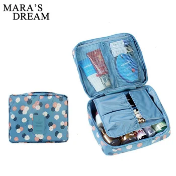 

Mara's Dream Makeup Bag Women Cosmetic Bag Wash Toiletry Make Up Organizer Storage Travel Kit Bag Multifunction Ladies Bag Case