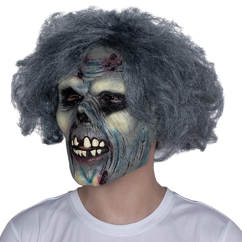 

2019 New Ball Mask Halloween Latex Horror Zombie Ghost Mask For Adult