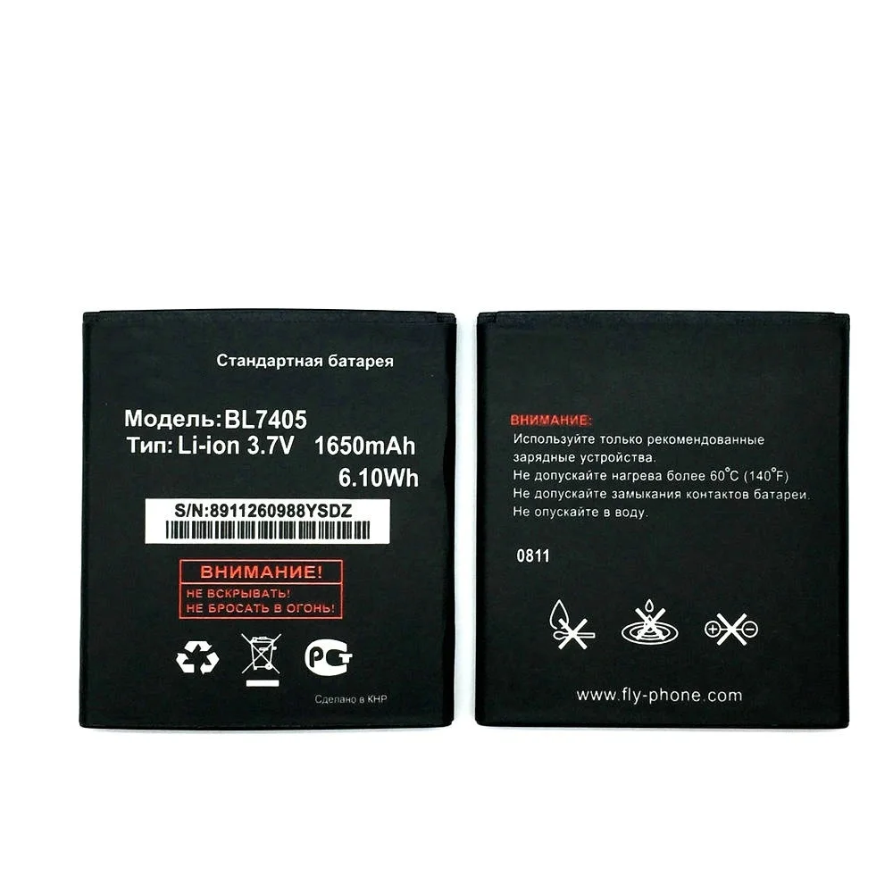 Оригинальный аккумулятор BL7405 для мобильного телефона Fly IQ449 Iq 449 BL 7405 li ion 3 7 в