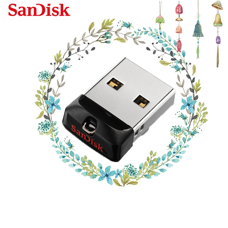 SanDisk Cruzer USB флеш накопитель 32 ГБ CZ33 16 8 мини флешки 64 2 0 Флешка поддержка