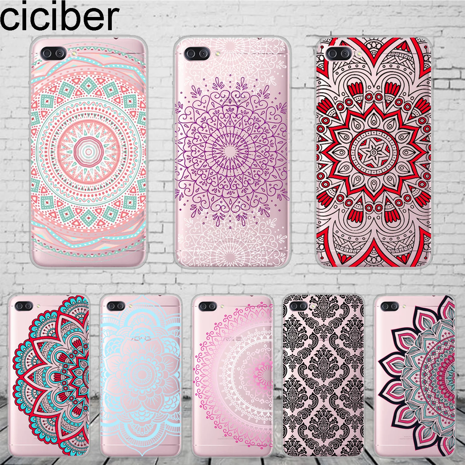 

ciciber Perris Flower Pattern Cover For ASUS ZenFone 5 4 3 3S Max Pro Plus Laser Deluxe Selfie Z Q Lite Phone Case TPU Coque