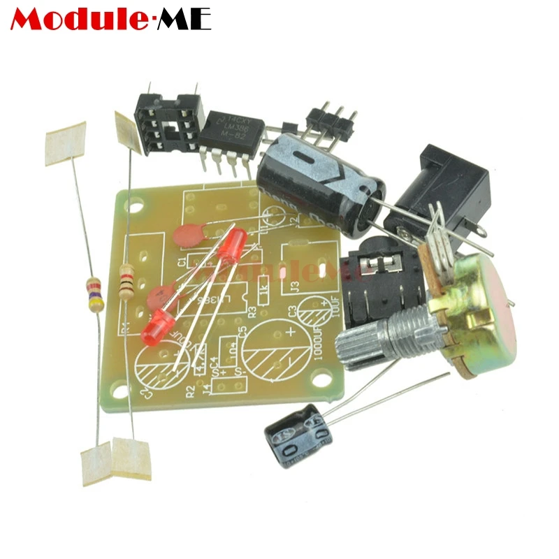 LM386 Mini Amplifier Board DIY Kit 3V 12V Power Amplifier