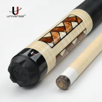 

UNIVERSAL UN115-10 Pool Cue Kit Stick with Case 12.75mm Tip 2-Piece Hand-painted XTC Ferrule Canadian Maple Billiard Cue Stick
