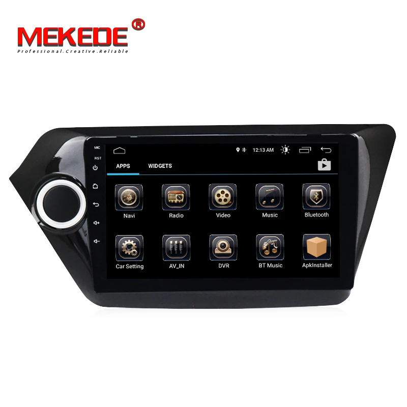 Sale Lowest price quad core processor android 8.1 car gps dvd player for Kia K2 Rio 2012-2015 car radio multimedia  wifi bluetooth 1