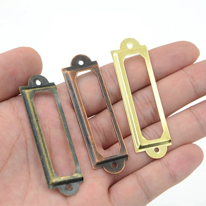 60 17mm Medicine Box Label Card Holder Label File Frame Barcode