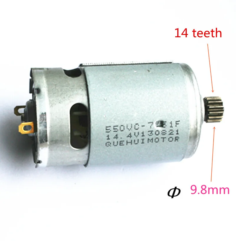 14 Teeth Motor 14.4V Replace For MAKITA 629819-4 629875-4 6381D BDF343 6280D 6280DWE 6281DWE 6281D MT070 6280DWPE 6280PWPE3  