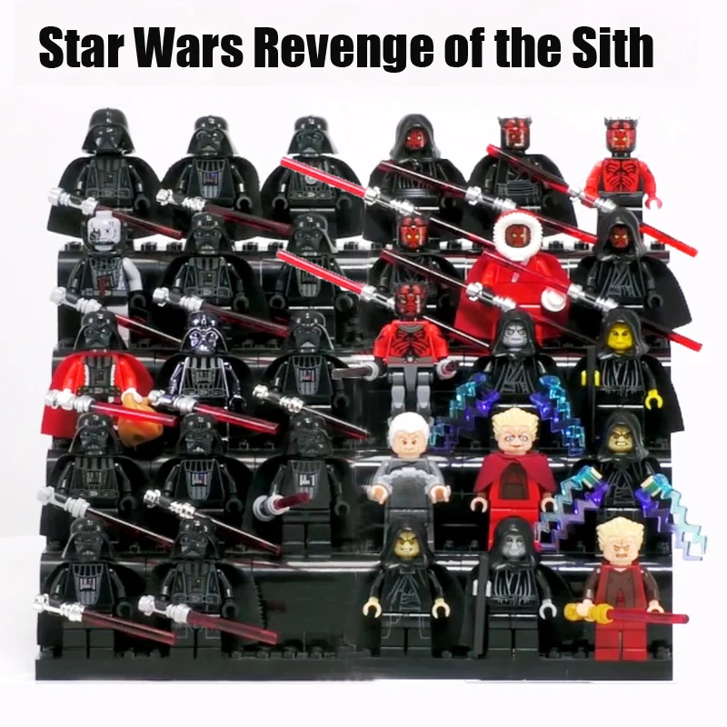 

New Star Wars Sith Lord Darth vader Nihilus Darth Maul Dark Palpatine mini figures brick COMPATIBLE LEGOE blocks baby toys
