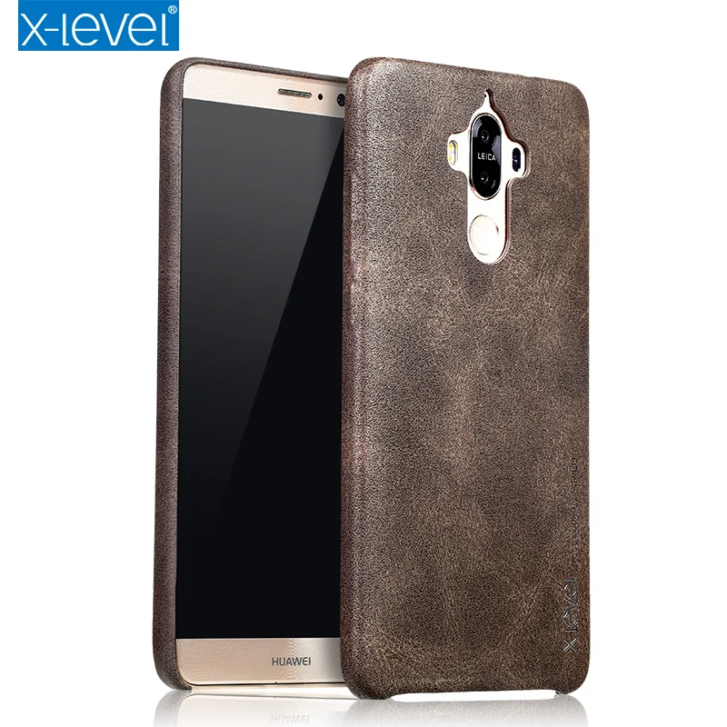 For Huawei mate 9 Original X-Level Vintage case Luxury PU Leather pro Ultra thin Protective back Cover |