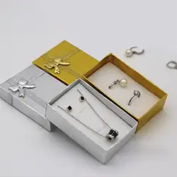 3 шт. 8*5 см ювелирных изделий Организатор Box Кольцо коробочка для сережек Цепочки и ожерелья упаковки и Дисплей хранения Цепочки и ожерелья