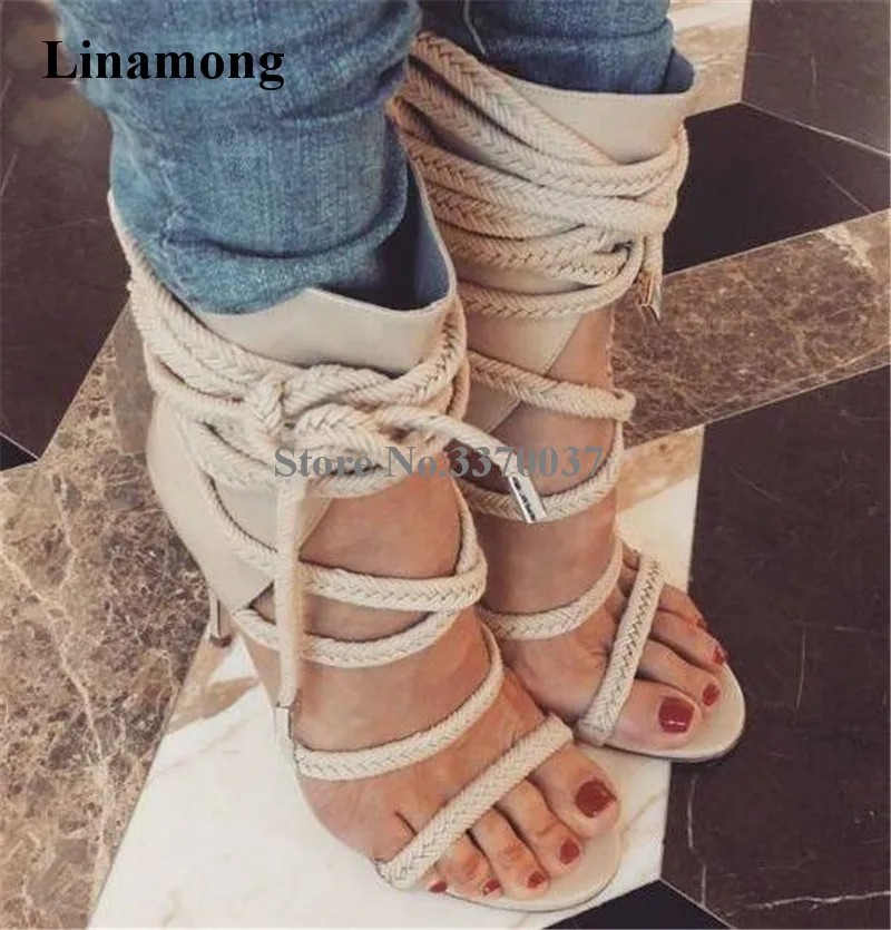 New Fashion Women Open Toe Suede Knotted Straps Cross Thin Heel Short Gladiator Boots Cut-out Ankle Wrap High Heel Ankle Booties цена New Fashion Women Open Toe Suede Knotted Straps Cross Thin Heel Short Gladiator Boots Cut-out Ankle Wrap High Heel Ankle Booties цены онлайн