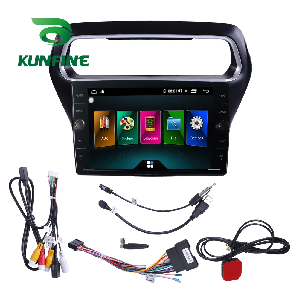 Top Octa Core ROM 64GB Android 8.1 Car DVD GPS Navigation Player Deckless Car Stereo for Ford Escort 2015 2016 2017 Radio Head Unit 5