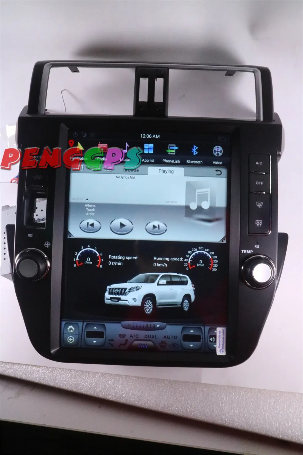Tesla style 2 din Android 7,1 Автомобильная Радио Стерео gps навигация для TOYOTA Land Cruiser Prado 150 2010-2013 без DVD плеера головное устройство