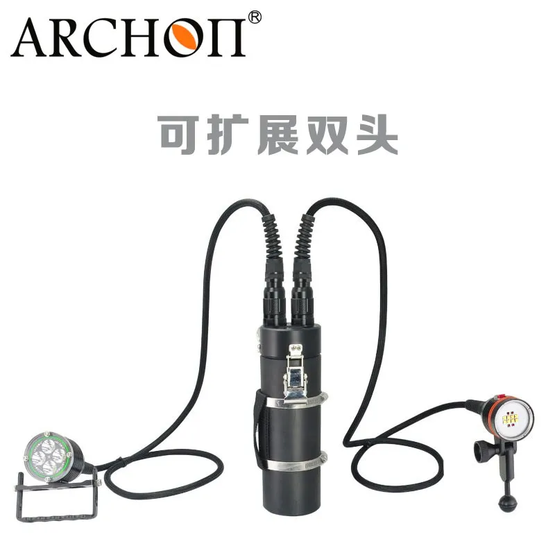 ARCHON DH160 WH166 Дайвинг Точечный светильник 8* CREE XM-L2 U2 Макс 5500 люмен подводный 150 м Водонепроницаемый погружной светильник