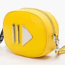 Овальная Женская мини-сумочка на ремне поясная короткая Наплечная Сумка на ремне