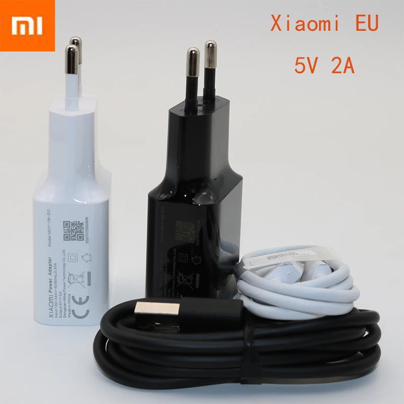 

Original XIAOMI Wall Charger 5V 2A EU Plug Adapter 100CM Micro USB Data Sync Cable For Redmi Note 2 3 4 4X 5 5plus pro 4X 5A 4A