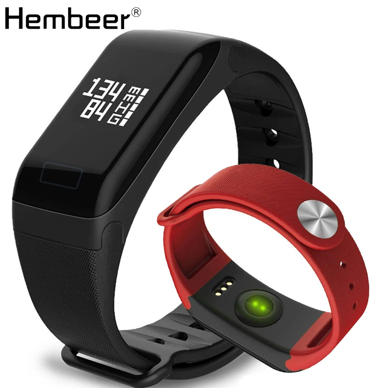 

F1 Smart Band Heart Rate Monitore Smart Wristband Bracelet Health Wrist Watch Call Alarm Vibrating for xiaomi iPhone phone