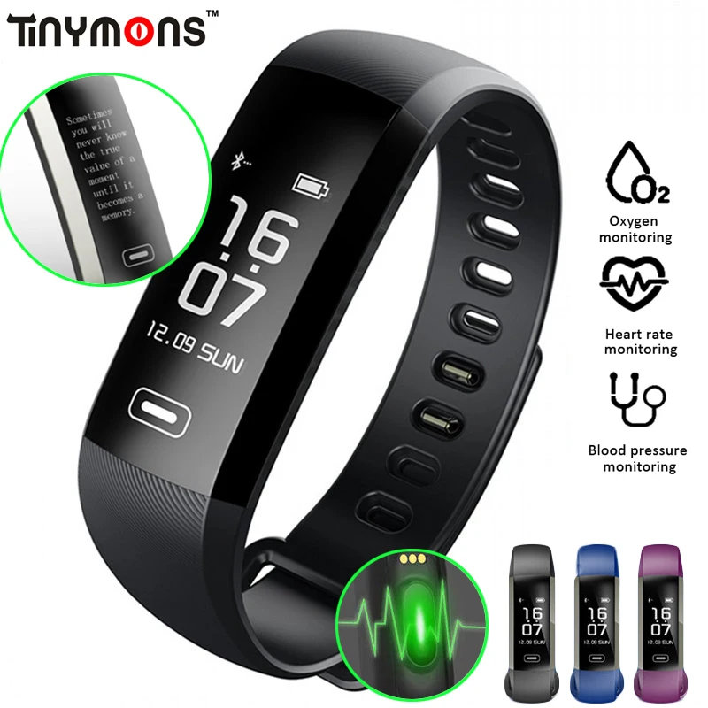 Tinymons M2 Pro Smart Armband Fitness Tracker Armband Herzfrequenz