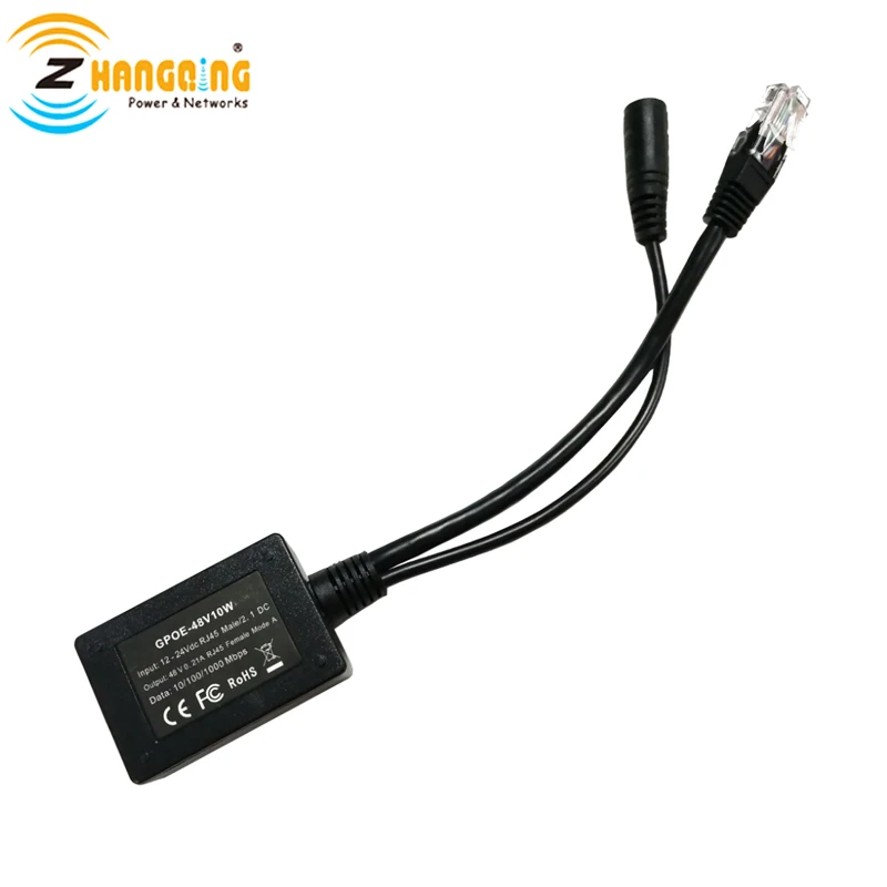 PoE Power over Ethernet 48 В преобразователь питания 12 или 24 до для любых устройств 802.3af