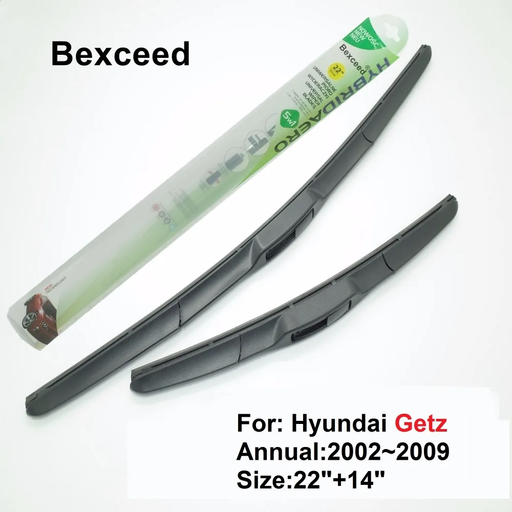 1 Set 22"+14" Bexceed of Car Windshield Hybrid Wiper Blade For Hyundai