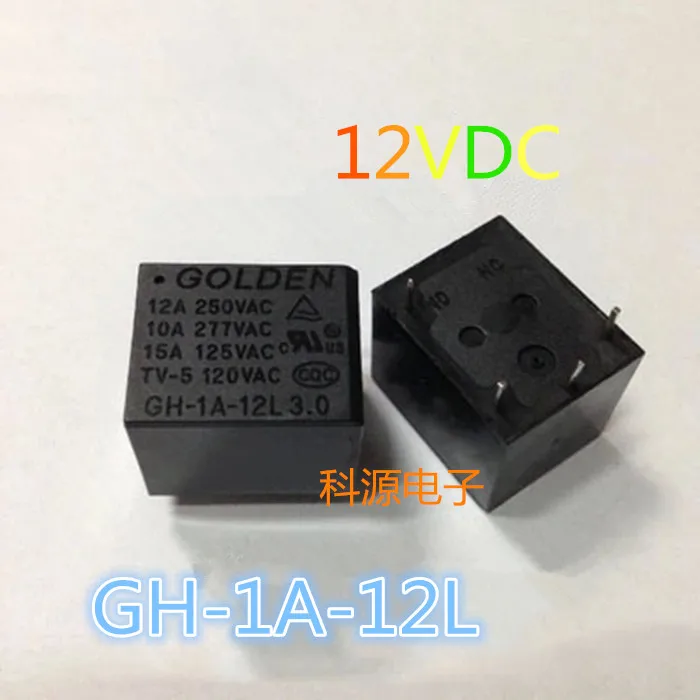 GH 1A 12L 3.0 Relay 12VDC GOLDEN Relay 4 pin GH 1C 12L-in Relays from
