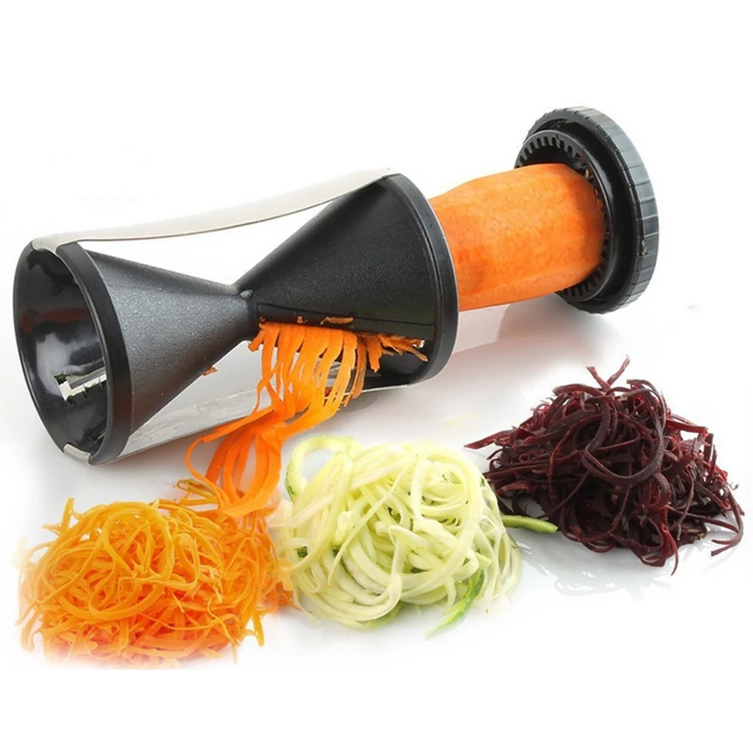 2017 Useful Fashion Spiral Vegetable Slicer Fruit Cutter Peeler Kitchen Twister Cooking Tool